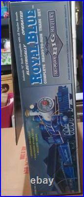 New Vintage Bachmann's Big Hauler G Scale Train Set Royal Blue Sealed Box Bh14