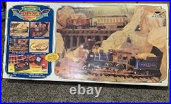 New bright Rail king electric train set G scale great condition complete