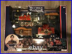 Norman Rockwell American Freedom Express Model Train G-Scale Set NEW