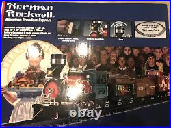 Norman Rockwell American Freedom Express Model Train G-Scale Set NEW