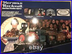 Norman Rockwell American Freedom Express Model Train G-Scale Set NEW