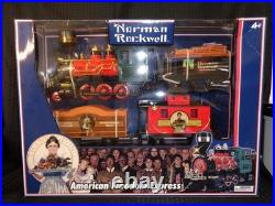 Norman Rockwell American Freedom Express Model Train G-Scale Set NIB