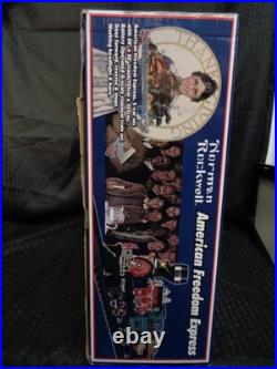 Norman Rockwell American Freedom Express Model Train G-Scale Set NIB