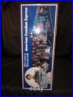 Norman Rockwell American Freedom Express Model Train G-Scale Set NIB