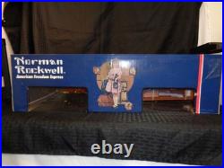 Norman Rockwell American Freedom Express Model Train G-Scale Set NIB