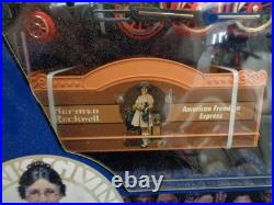 Norman Rockwell American Freedom Express Model Train G-Scale Set NIB