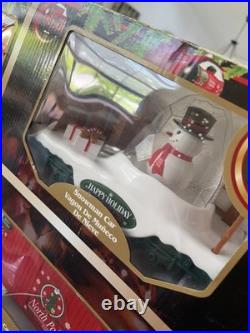 North Pole Express Train Set Wireless Remote Lights & Sounds Complete By EZTEC
