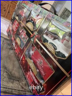 North Pole Express Train Set Wireless Remote Lights & Sounds Complete By EZTEC