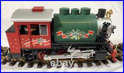 PIKO G Scale Christmas Train Set with Steam Engine 37105 plus Christmas Cars -NICE