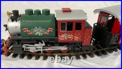 PIKO G Scale Christmas Train Set with Steam Engine 37105 plus Christmas Cars -NICE