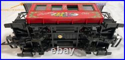 PIKO G Scale Christmas Train Set with Steam Engine 37105 plus Christmas Cars -NICE