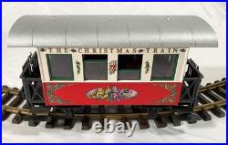 PIKO G Scale Christmas Train Set with Steam Engine 37105 plus Christmas Cars -NICE
