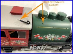 PIKO G Scale Christmas Train Set with Steam Engine 37105 plus Christmas Cars -NICE
