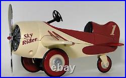 Pedal Car WW2 Plane Metal Aircraft P51 Mustang For G Scale Model Train Set 1969