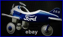 Pedal Car WW2 Plane Metal Ford P51 Mustang For G Scale Model Train Set 1967 1969