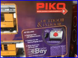 Piko 38111 D&RGW Passenger Start Set withLights, Sound, Smoke G Scale Train Set