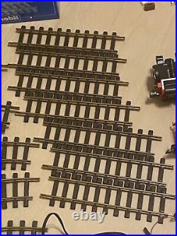 Playmobil 4002 Passenger Car Train Set 1980 G Scale Works! Figures! Extra Tracks