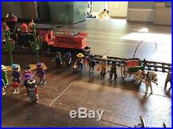 Playmobil 4034 Steaming Mary G-Scale Western Train Set, WITH LOTS OF OTHERS