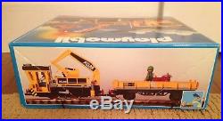 Playmobil G-Scale 4053 Construction Train Set w. Engine, Work Car & Accessories