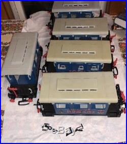 Playmobil G Scale 4100 Set Lot Of 5 Passenger Train Cars