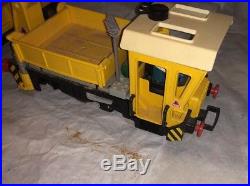 Playmobil G Scale Motorized Construction Locomotive Train & Gondola Car Set 4053