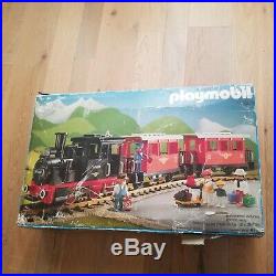 Playmobil Germany Vintage Train Set 4002 Tested & Working