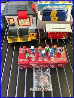 Playmobil Lot Train Set 4027 Plus Extra Cars, Track, Controller, G Scale Tested