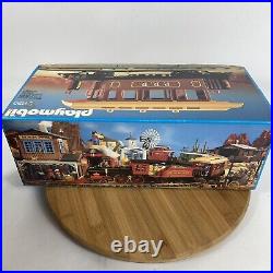 Playmobil P. R. R. Brown Passenger Car Train Set 1980 G Scale With Stickers 1 Figure