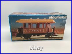 Playmobil P. R. R. Brown Passenger Car Train Set 4120 G Scale With Original Box