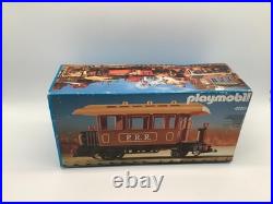 Playmobil P. R. R. Brown Passenger Car Train Set 4120 G Scale With Original Box