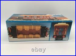 Playmobil P. R. R. Brown Passenger Car Train Set 4120 G Scale With Original Box