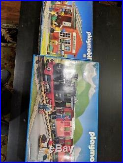 Playmobil TRAIN SET # 4002 & 4031 Riverdale G scale TESTED