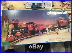 Playmobil Western train set steaming Mary toy 4034 vintage gently used g scale