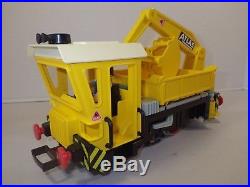 Playmobil (lgb) G Scale 4053 Atlas Work Train Set (locomotive & Wagon) In Ex Cnd