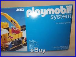 Playmobil (lgb) G Scale 4053 Atlas Work Train Set (locomotive & Wagon) In Ex Cnd