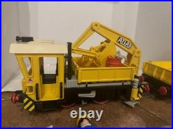 Playmobile / LGB G Scale Construction Work Train Or Train Set Layout #4053 Playmobile / LGB G Scale Construction Work Train Or Train Set Layout #4053