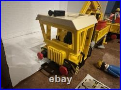 Playmobile / LGB G Scale Construction Work Train Or Train Set Layout #4053 Playmobile / LGB G Scale Construction Work Train Or Train Set Layout #4053