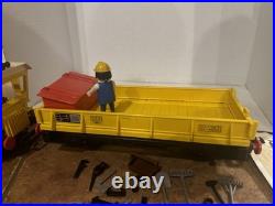 Playmobile / LGB G Scale Construction Work Train Or Train Set Layout #4053 Playmobile / LGB G Scale Construction Work Train Or Train Set Layout #4053