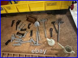 Playmobile / LGB G Scale Construction Work Train Or Train Set Layout #4053 Playmobile / LGB G Scale Construction Work Train Or Train Set Layout #4053