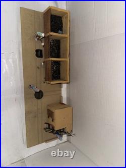 Pola / LGB G Scale Coal Station Platform Building W People For Train Set Layout
