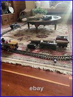 Polar Express Train Set G scale plus 22 pieces of track and Polar Express Book Polar Express Train Set G scale plus 22 pieces of track and Polar Express Book