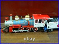 Q985 Vintage Bachmann G Scale Emmett Kelly Jr Circus Train Locomotive & Coal Car