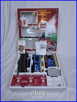 RARE LGB 72435 Blue 0-4-0 Mannesmann G Gauge Scale Smoke Sound Starter Train Set