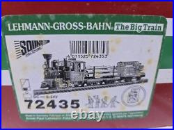 RARE LGB 72435 Blue 0-4-0 Mannesmann G Gauge Scale Smoke Sound Starter Train Set