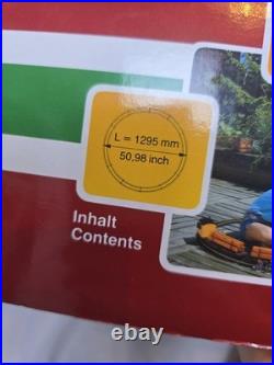 RARE LGB 72435 Blue 0-4-0 Mannesmann G Gauge Scale Smoke Sound Starter Train Set