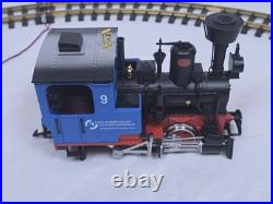 RARE LGB 72435 Blue 0-4-0 Mannesmann G Gauge Scale Smoke Sound Starter Train Set