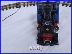 RARE LGB 72435 Blue 0-4-0 Mannesmann G Gauge Scale Smoke Sound Starter Train Set