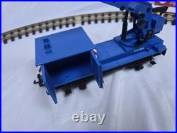 RARE LGB 72435 Blue 0-4-0 Mannesmann G Gauge Scale Smoke Sound Starter Train Set