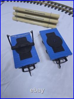 RARE LGB 72435 Blue 0-4-0 Mannesmann G Gauge Scale Smoke Sound Starter Train Set