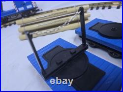 RARE LGB 72435 Blue 0-4-0 Mannesmann G Gauge Scale Smoke Sound Starter Train Set